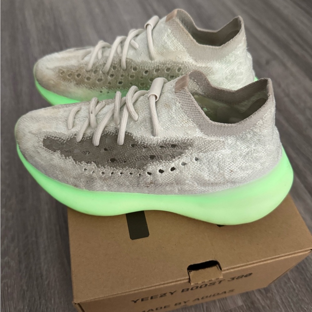 Yeezy Boost 380 with Neon Green Sole
